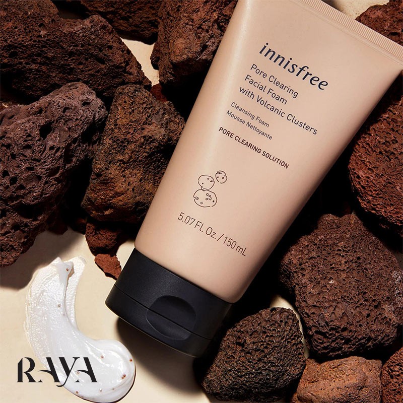 فوم شوینده پوست آتشفشانی ججو اینیسفری حجم 150 میل Innisfree Jeju Volcanic Pore Cleansing Foam EX
